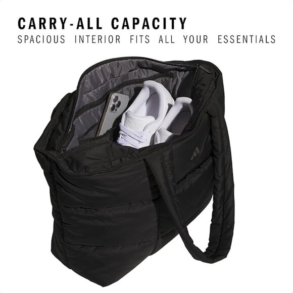 adidas Quilted Tote – Puffer Shoulder Bag - Picture 4 of 6